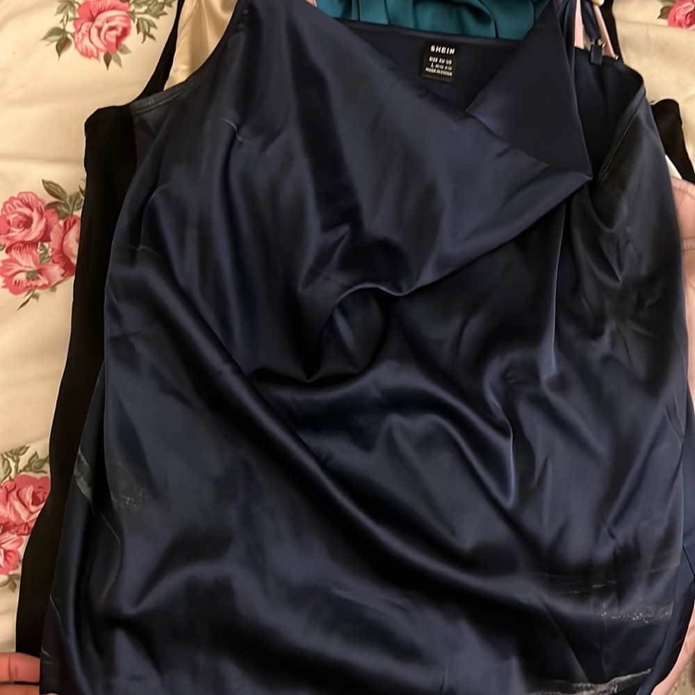 I have 6 tank tops that are just big on me. Really pretty material and classy